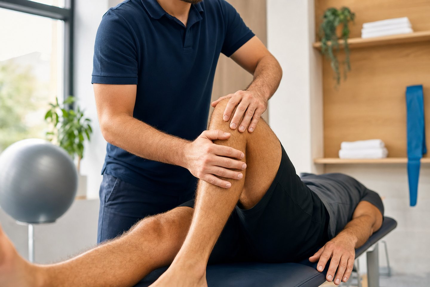 Hands-on physiotherapy treatment at Physio Rooms Cork